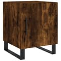 Pikkukuva 5 / 11: vidaXL Yöpöydät 2 kpl savutammi 40x40x50 cm tekninen puu