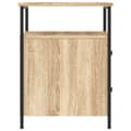 Miniatyrbillede 6 af 11: vidaXL sengebord 44x45x60 cm konstrueret træ sonoma-eg