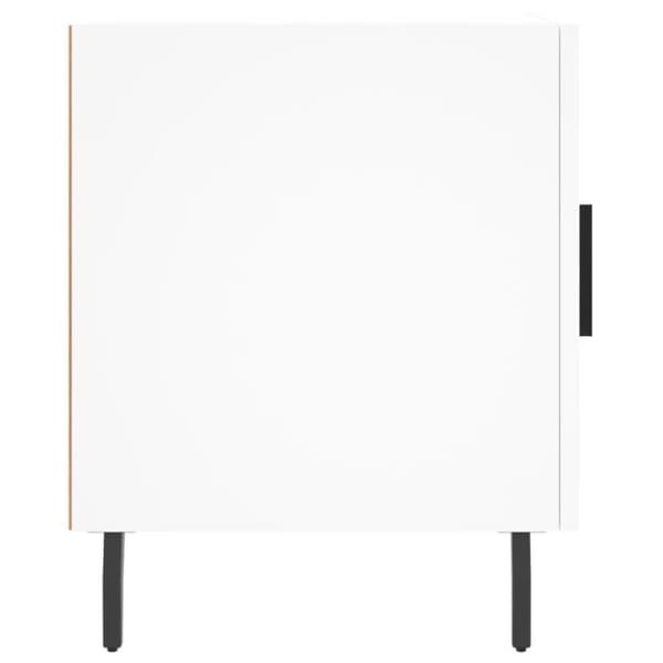 vidaXL Nattbord hvit 40x40x50 cm konstruert tre