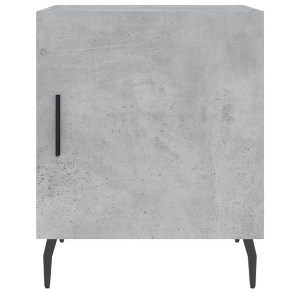 vidaXL Nattbord betonggrå 40x40x50 cm konstruert tre