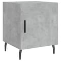 Miniatyrbilde 1 av 11: vidaXL Nattbord betonggrå 40x40x50 cm konstruert tre