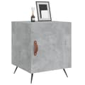 Miniatyrbilde 3 av 11: vidaXL Nattbord 2 stk betonggrå 40x40x50 cm konstruert tre