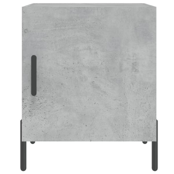 vidaXL Yöpöydät 2 kpl betoninharmaa 40x40x50 cm tekninen puu