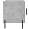 Pikkukuva 6 / 11: vidaXL Yöpöydät 2 kpl betoninharmaa 40x40x50 cm tekninen puu