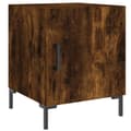 Miniatyrbilde 3 av 11: vidaXL Nattbord 2 stk røkt eik 40x40x50 cm konstruert tre