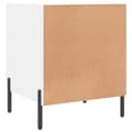 Miniatyrbillede 9 af 11: vidaXL sengeborde 2 stk. 40x40x50 cm konstrueret træ hvid