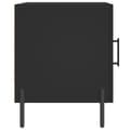 Miniatyrbilde 6 av 11: vidaXL Nattbord 2 stk svart 40x40x50 cm konstruert tre