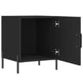Miniatyrbilde 7 av 11: vidaXL Nattbord 2 stk svart 40x40x50 cm konstruert tre