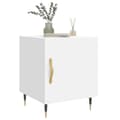 Miniatyrbillede 3 af 11: vidaXL sengeborde 2 stk. 40x40x50 cm konstrueret træ hvid