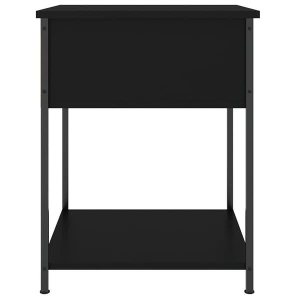 vidaXL Yöpöydät 2 kpl musta 44x45x58 cm tekninen puu