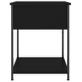 Miniatyrbilde 7 av 11: vidaXL Nattbord 2 stk svart 44x45x58 cm konstruert tre
