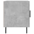 Miniatyrbilde 7 av 11: vidaXL Nattbord 2 stk betonggrå 40x40x50 cm konstruert tre