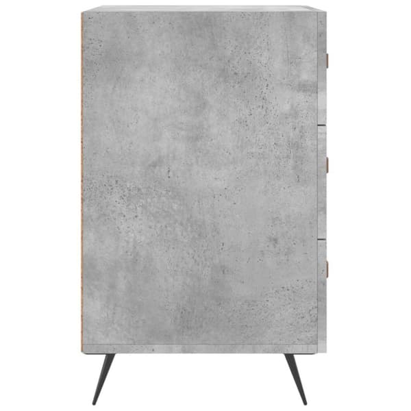 vidaXL Nattbord betonggrå 40x40x66 cm konstruert tre