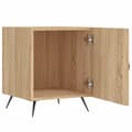 Miniatyrbillede 4 af 11: vidaXL sengeborde 2 stk. 40x40x50 cm konstrueret træ sonoma-eg