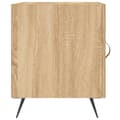 Miniatyrbillede 6 af 11: vidaXL sengeborde 2 stk. 40x40x50 cm konstrueret træ sonoma-eg
