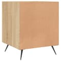 Miniatyrbillede 7 af 11: vidaXL sengeborde 2 stk. 40x40x50 cm konstrueret træ sonoma-eg