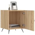 Miniatyrbillede 2 af 11: vidaXL sengeborde 2 stk. 40x40x50 cm konstrueret træ sonoma-eg
