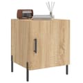 Miniatyrbilde 3 av 11: vidaXL Nattbord 2 stk sonoma eik 40x40x50 cm konstruert tre