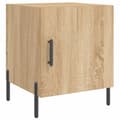 Miniatyrbilde 4 av 11: vidaXL Nattbord 2 stk sonoma eik 40x40x50 cm konstruert tre