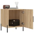 Miniatyrbilde 2 av 11: vidaXL Nattbord 2 stk sonoma eik 40x40x50 cm konstruert tre