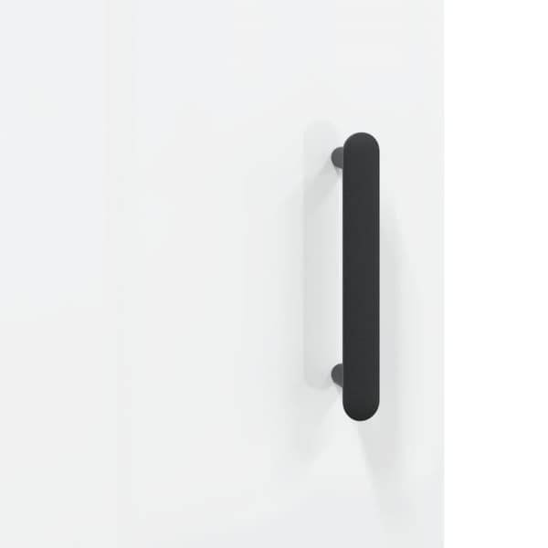 vidaXL sengeborde 2 stk. 40x40x50 cm konstrueret træ hvid højglans
