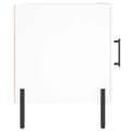 Miniatyrbilde 6 av 11: vidaXL Nattbord 2 stk høyglans hvit 40x40x50 cm konstruert tre