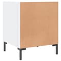 Miniatyrbillede 7 af 11: vidaXL sengeborde 2 stk. 40x40x50 cm konstrueret træ hvid