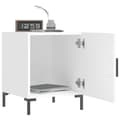 Miniatyrbillede 8 af 11: vidaXL sengeborde 2 stk. 40x40x50 cm konstrueret træ hvid
