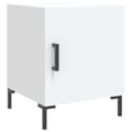 Miniatyrbillede 2 af 11: vidaXL sengeborde 2 stk. 40x40x50 cm konstrueret træ hvid