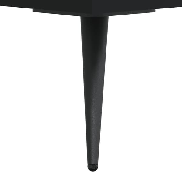 vidaXL sengeborde 2 stk. 40x40x50 cm konstrueret træ sort