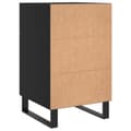 Miniatyrbillede 8 af 11: vidaXL sengebord 40x40x66 cm konstrueret træ sort