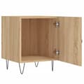 Miniatyrbillede 7 af 11: vidaXL sengeborde 2 stk. 40x40x50 cm konstrueret træ sonoma-eg