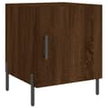 Miniatyrbillede 4 af 11: vidaXL sengeborde 2 stk. 40x40x50 cm konstrueret træ brunt egetræ