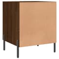 Miniatyrbillede 9 af 11: vidaXL sengeborde 2 stk. 40x40x50 cm konstrueret træ brunt egetræ