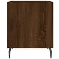 Miniatyrbilde 6 av 11: vidaXL Nattbord 2 stk brun eik 40x40x50 cm konstruert tre