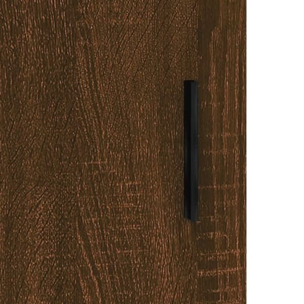 vidaXL Nattbord 2 stk brun eik 40x40x50 cm konstruert tre
