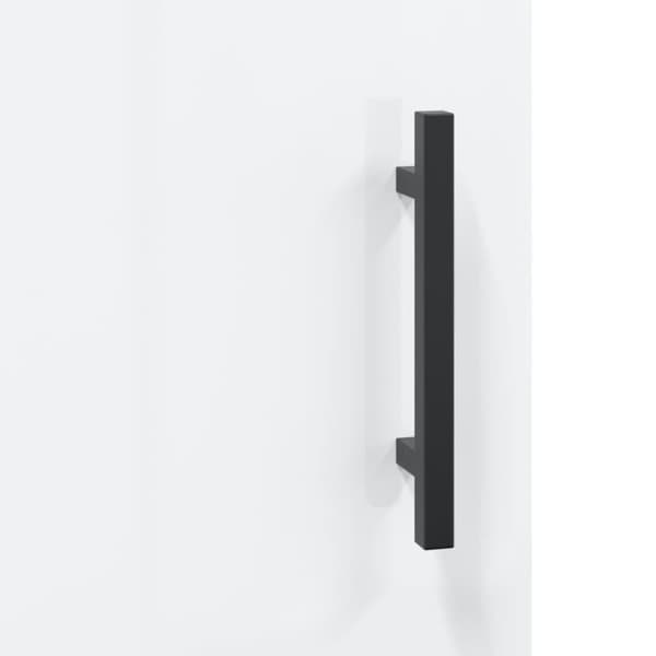 vidaXL Nattbord 2 stk høyglans hvit 40x40x50 cm konstruert tre
