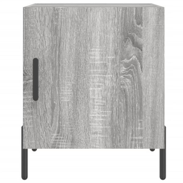 vidaXL Nattbord 2 stk grå sonoma 40x40x50 cm konstruert tre