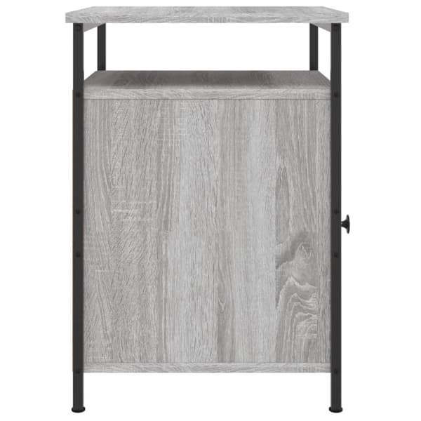 vidaXL Yöpöydät 2 kpl harmaa Sonoma 40x42x60 cm tekninen puu