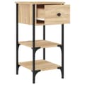 Miniatyrbilde 6 av 11: vidaXL Nattbord 2 stk sonoma eik 34x36x70 cm konstruert tre