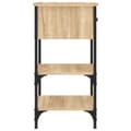Miniatyrbilde 8 av 11: vidaXL Nattbord 2 stk sonoma eik 34x36x70 cm konstruert tre