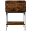 Miniatyrbilde 6 av 11: vidaXL Nattbord 2 stk røkt eik 40,5x31x60 cm konstruert tre