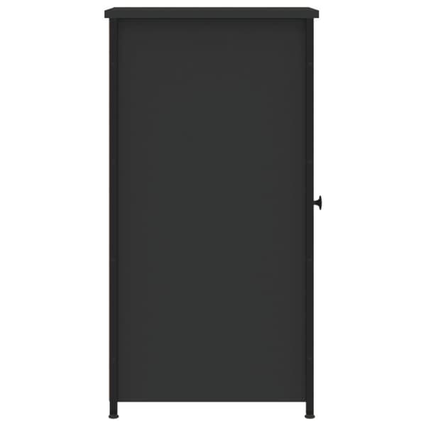 vidaXL Nattbord 2 stk svart 32x42x80 cm konstruert tre