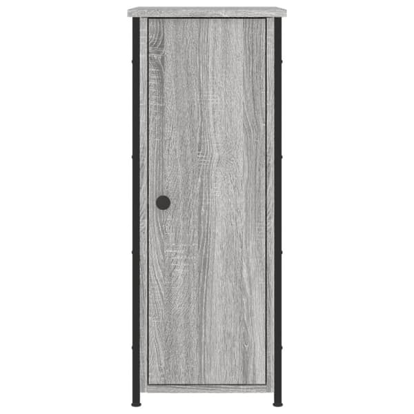 vidaXL Nattbord 2 stk grå sonoma 32x42x80 cm konstruert tre