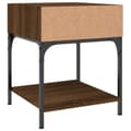 Miniatyrbillede 7 af 11: vidaXL sengeborde 2 stk. 40x41x50 cm brun egetræsfarve