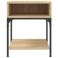 Miniatyrbilde 5 av 11: vidaXL Nattbord 2 stk sonoma eik 40x41x50 cm konstruert tre