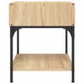 Miniatyrbilde 6 av 11: vidaXL Nattbord 2 stk sonoma eik 40x41x50 cm konstruert tre