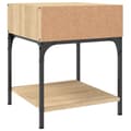 Miniatyrbilde 7 av 11: vidaXL Nattbord 2 stk sonoma eik 40x41x50 cm konstruert tre