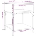 Miniatyrbilde 10 av 11: vidaXL Nattbord 2 stk sonoma eik 40x41x50 cm konstruert tre