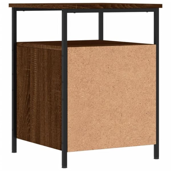 vidaXL Nattbord brun eik 44x45x60 cm konstruert tre